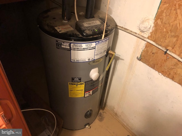 utilities featuring water heater