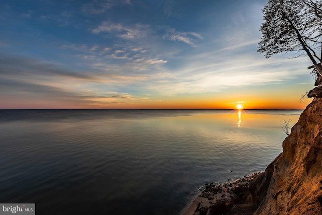 property view of water