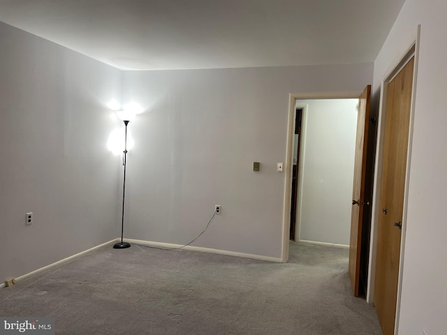 empty room with light carpet