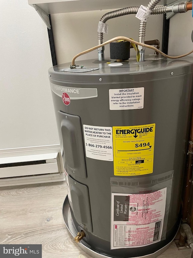 utilities with electric water heater