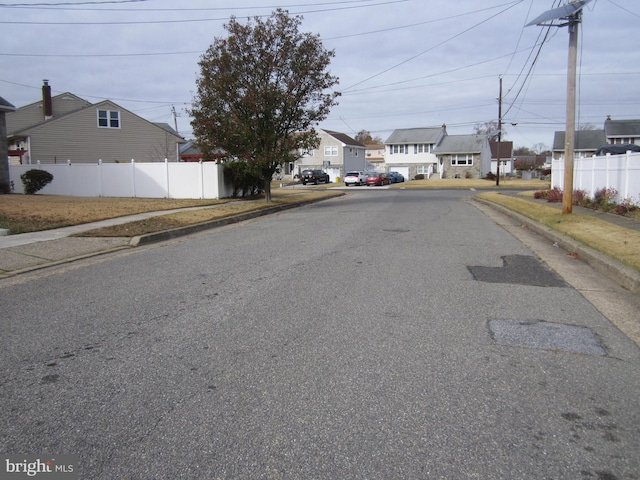 view of road