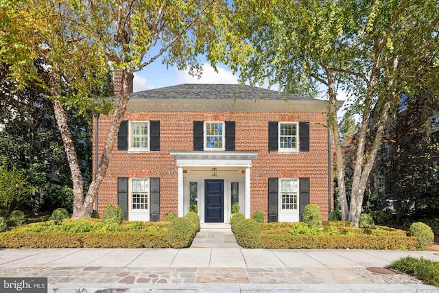 view of colonial inspired home