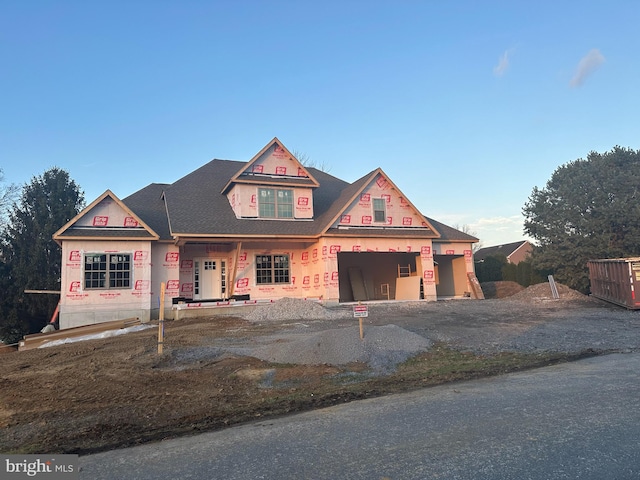 view of property in mid-construction