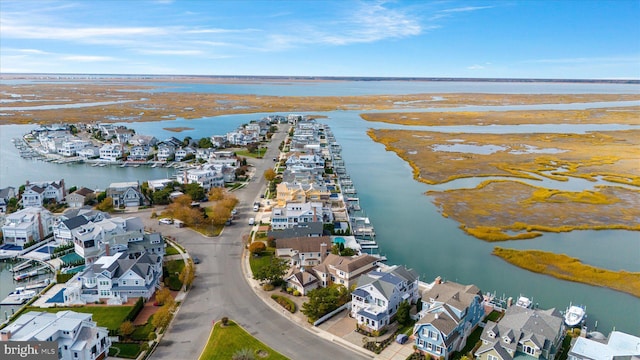 66 Pelican Dr, Avalon, NJ 08202 - aerial view of residential area with a large body of water