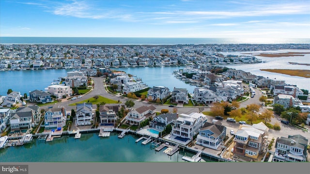 66 Pelican Dr, Avalon, NJ 08202 - aerial view of property's location with a nearby body of water and nearby suburban area