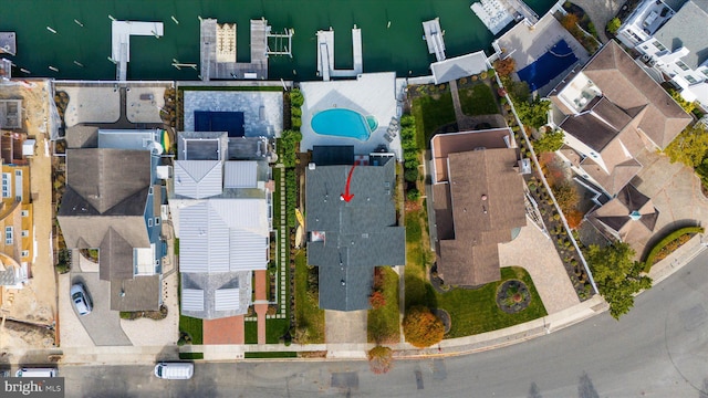 66 Pelican Dr, Avalon, NJ 08202 - bird's eye view of a pool area