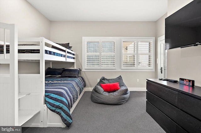 bedroom featuring carpet flooring