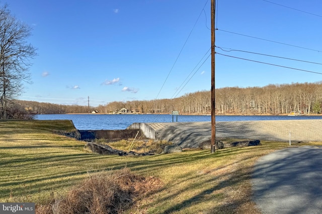 property view of water