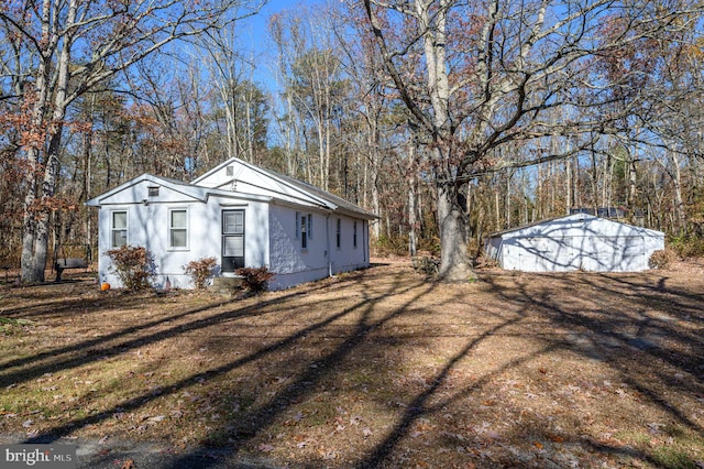 view of side of home