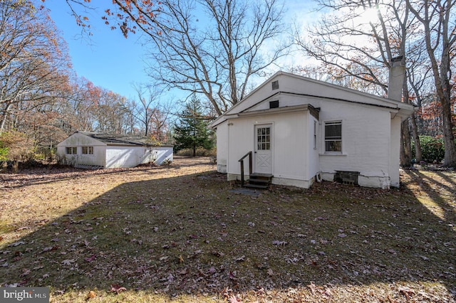 view of rear view of house