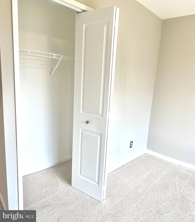 view of closet