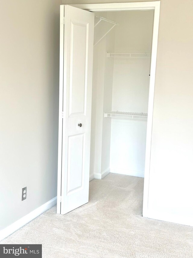 view of closet