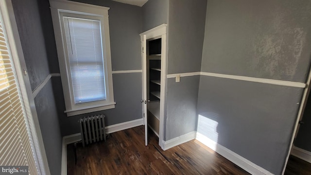 interior space featuring radiator