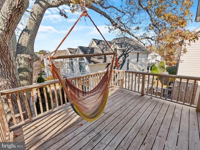 108 Philadelphia St Unit B, Rehoboth Beach, DE 19971 - deck with a residential view