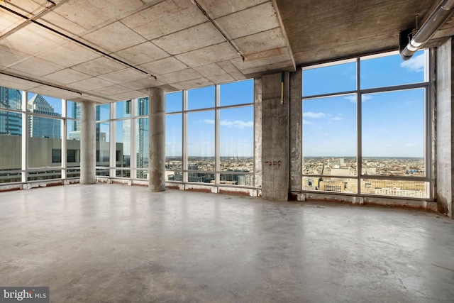 interior space with plenty of natural light