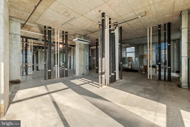 miscellaneous room featuring concrete floors