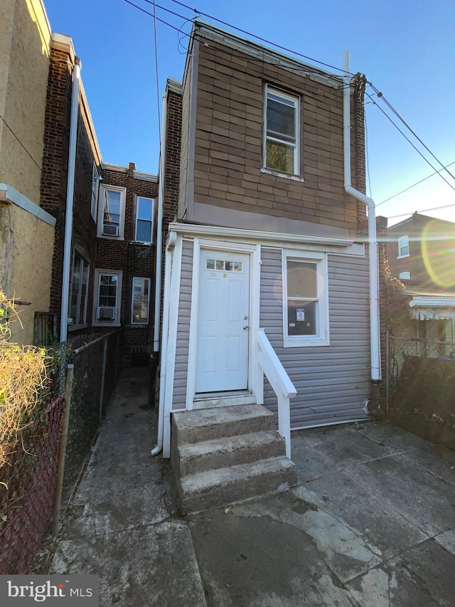 view of rear view of property