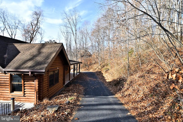 view of property exterior