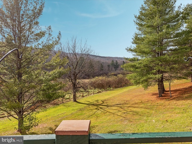 surrounding community featuring a lawn