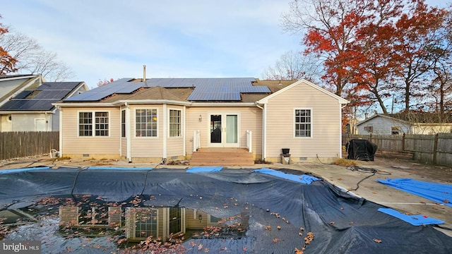 view of rear view of house