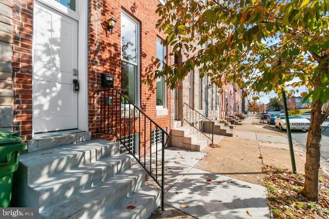 view of entrance to property