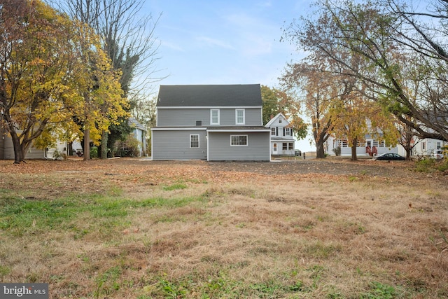 view of rear view of property