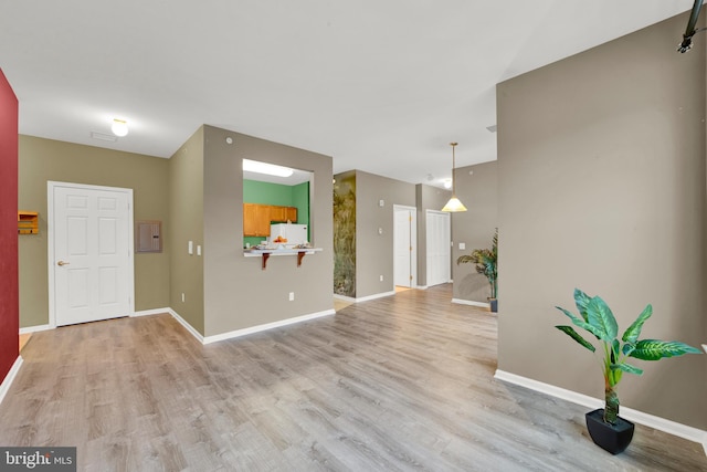 interior space featuring light hardwood / wood-style flooring