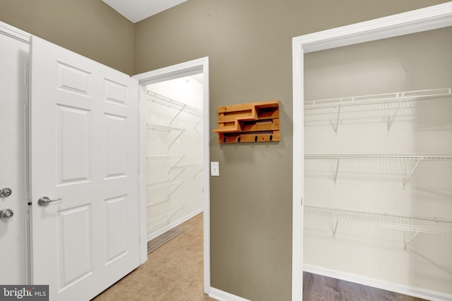 view of closet