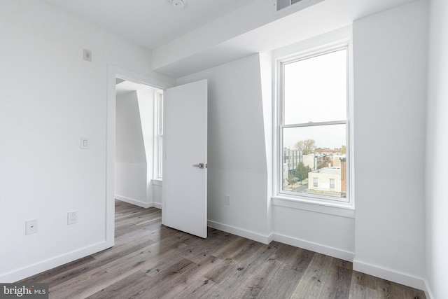 interior space featuring light hardwood / wood-style floors