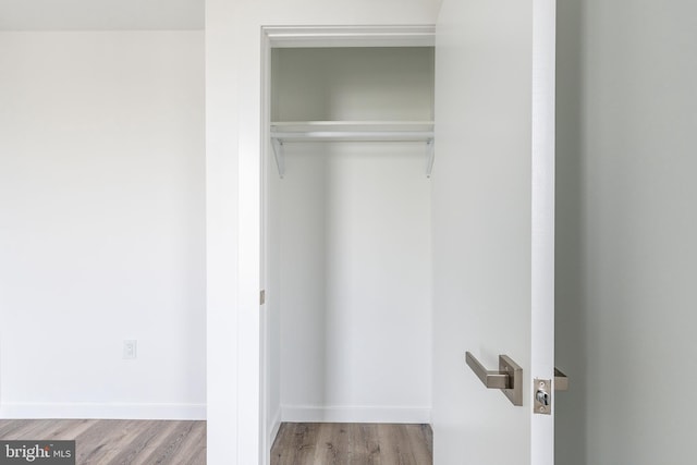 view of closet