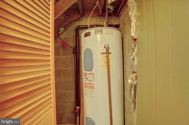 utilities featuring electric water heater