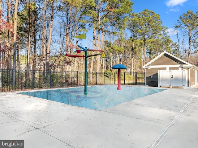 view of pool