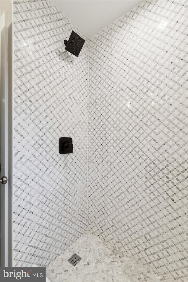 details featuring walk in shower