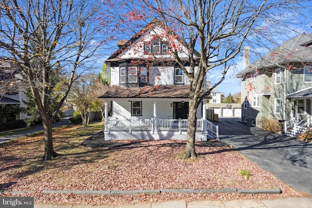 victorian house with covered porch