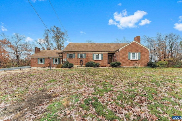 view of ranch-style home