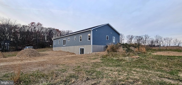 view of property exterior