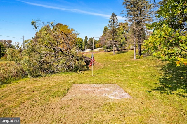 view of yard