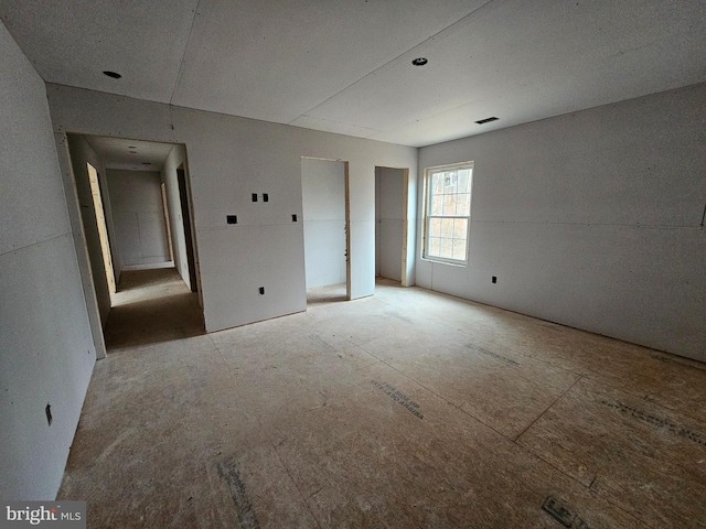 view of unfurnished bedroom