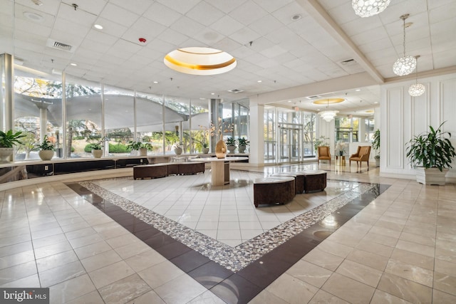 view of community lobby