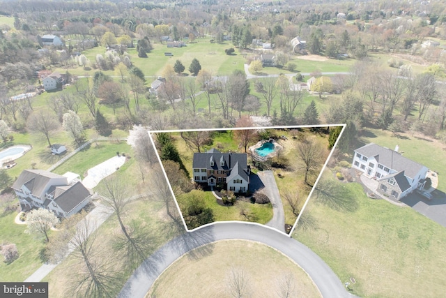 drone / aerial view