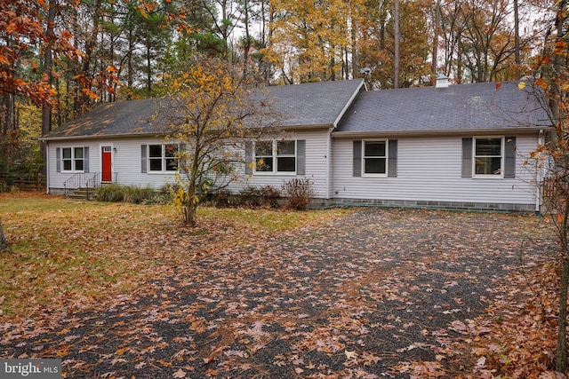 view of front of property