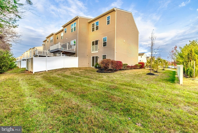 exterior space with a lawn