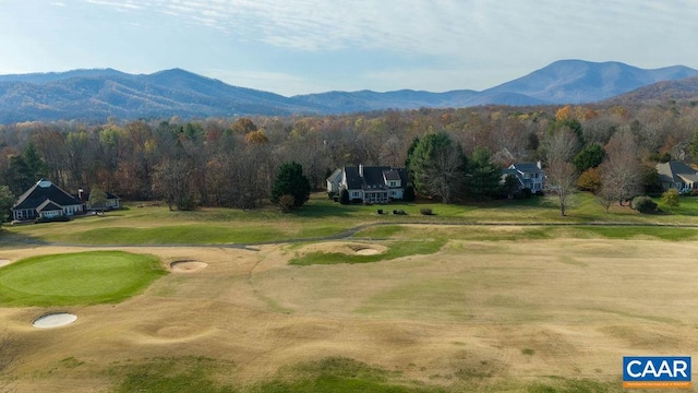 view of property's community featuring a mountain view