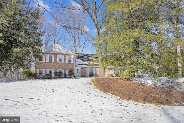 view of front of home