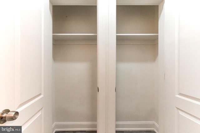 view of closet