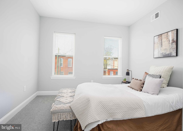 bedroom featuring carpet flooring