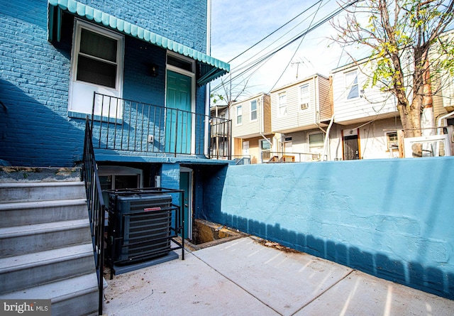 view of patio / terrace with cooling unit