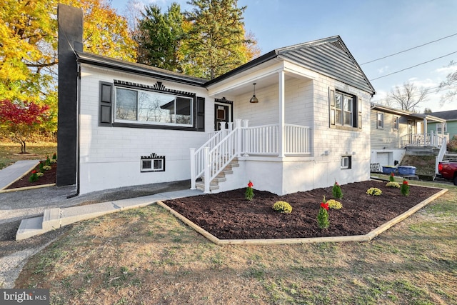 view of front of home