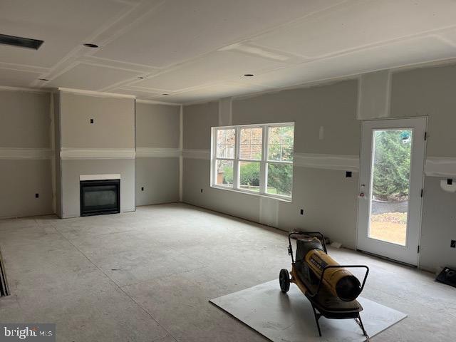 view of unfurnished living room