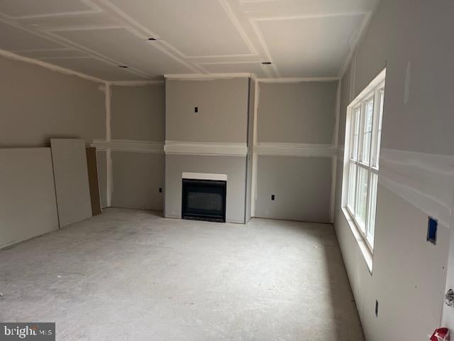 view of unfurnished living room